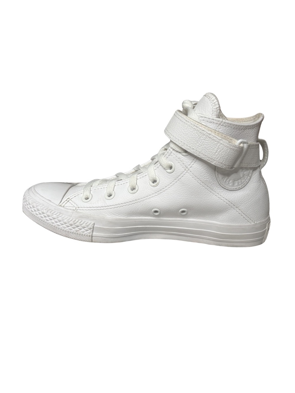 Converse Chuck Taylor All Star White Leather Hi Womens - Picture 2 of 6